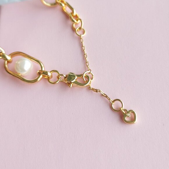 Kate Spade Glamorous Strands Pearl Gold Bracelet NEW - Picture 3 of 3